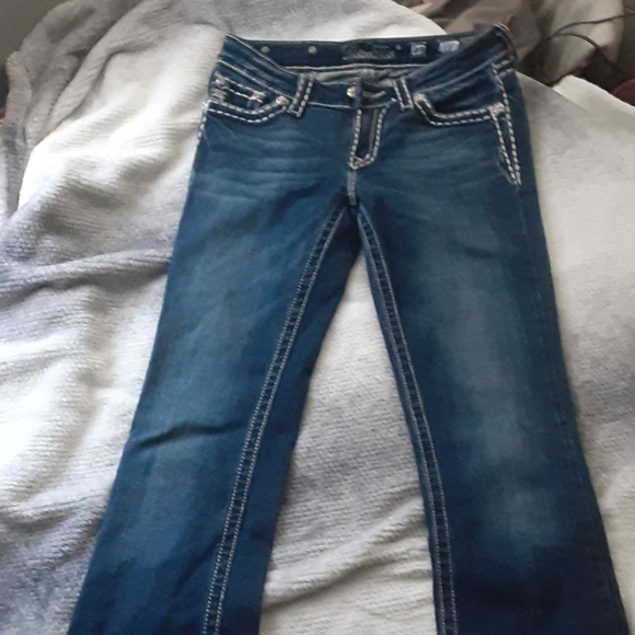 Miss Me Jeans size 29 waist 34-36 inseam. - Picture 6 of 7